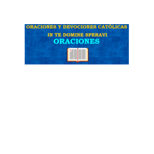 Oraciones y Devociones